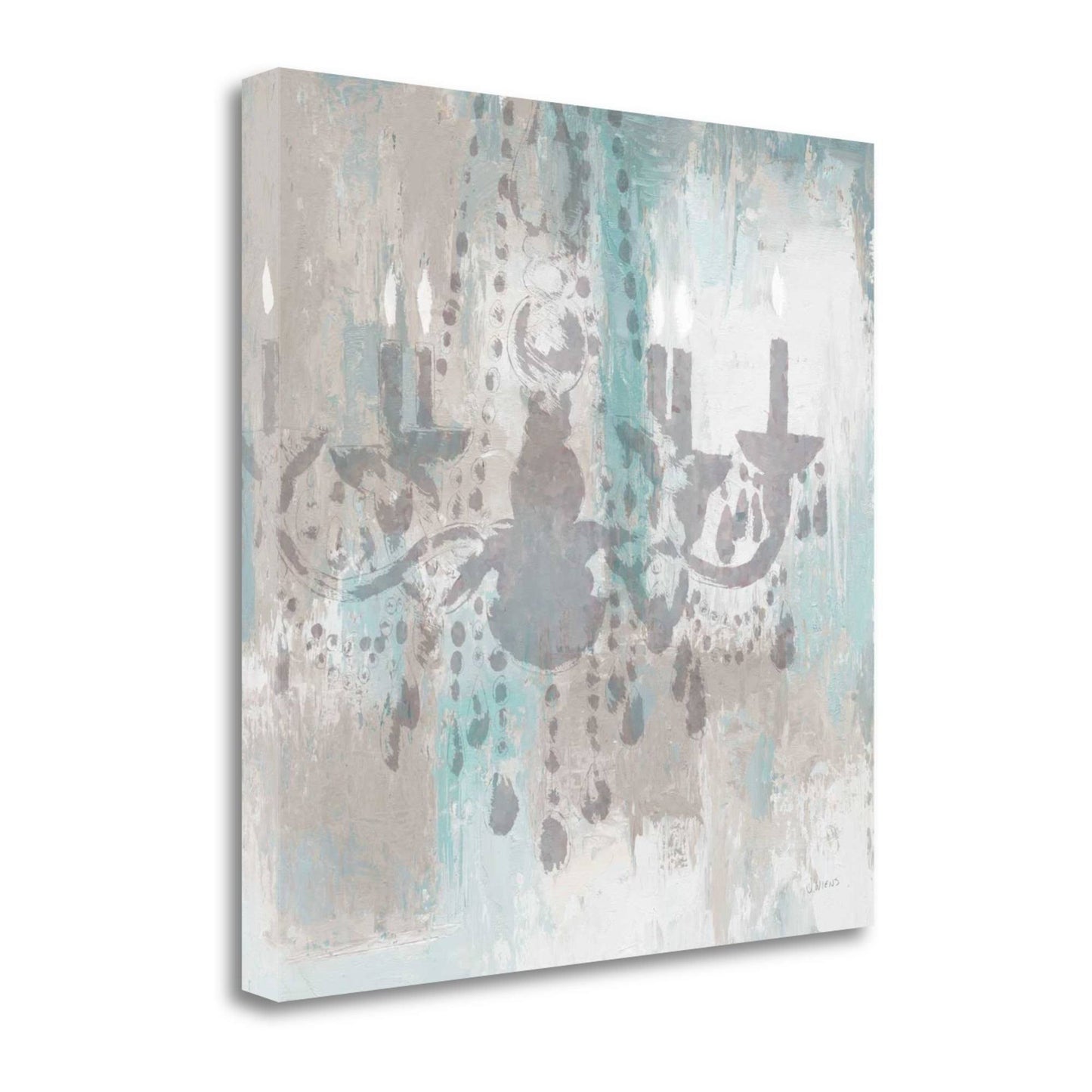 35x22 x 35x22 Candelabra Teal I by James Wiens Fine Art Giclee Print MWQ5_N6LYF41