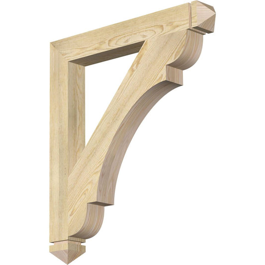 4x22W x 32x22D x 36x22H Olympic Arts  Crafts Rough Sawn BRACKET, Douglas Fir BHW1_G9YUA08