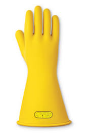 Ansell Size 9 Yellow 14x22 Marigold Rubber Class 2 High Voltage Linesmens Gloves with Rolled Cuff TOF7_K2OBS55