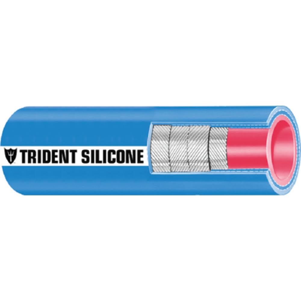 Trident Hose - Blue VHT Silicone Softwall Wet Exhaust Hose, 6x22 x 3& - 202V6000 AAX9_N7EXM77