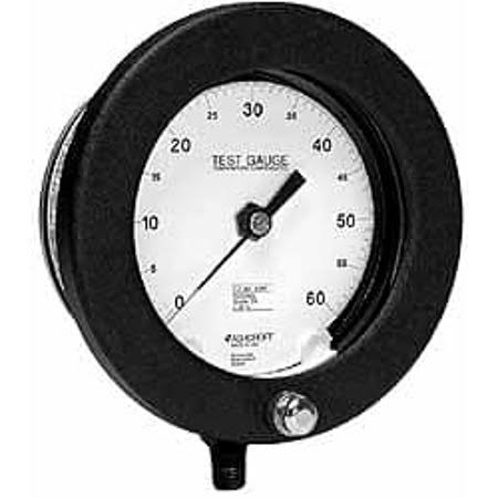 Ashcroft 6 inch Dial, 1/4 Thread, 0-600 Scale Range, Pressure Gauge WNY7_L3OXD44