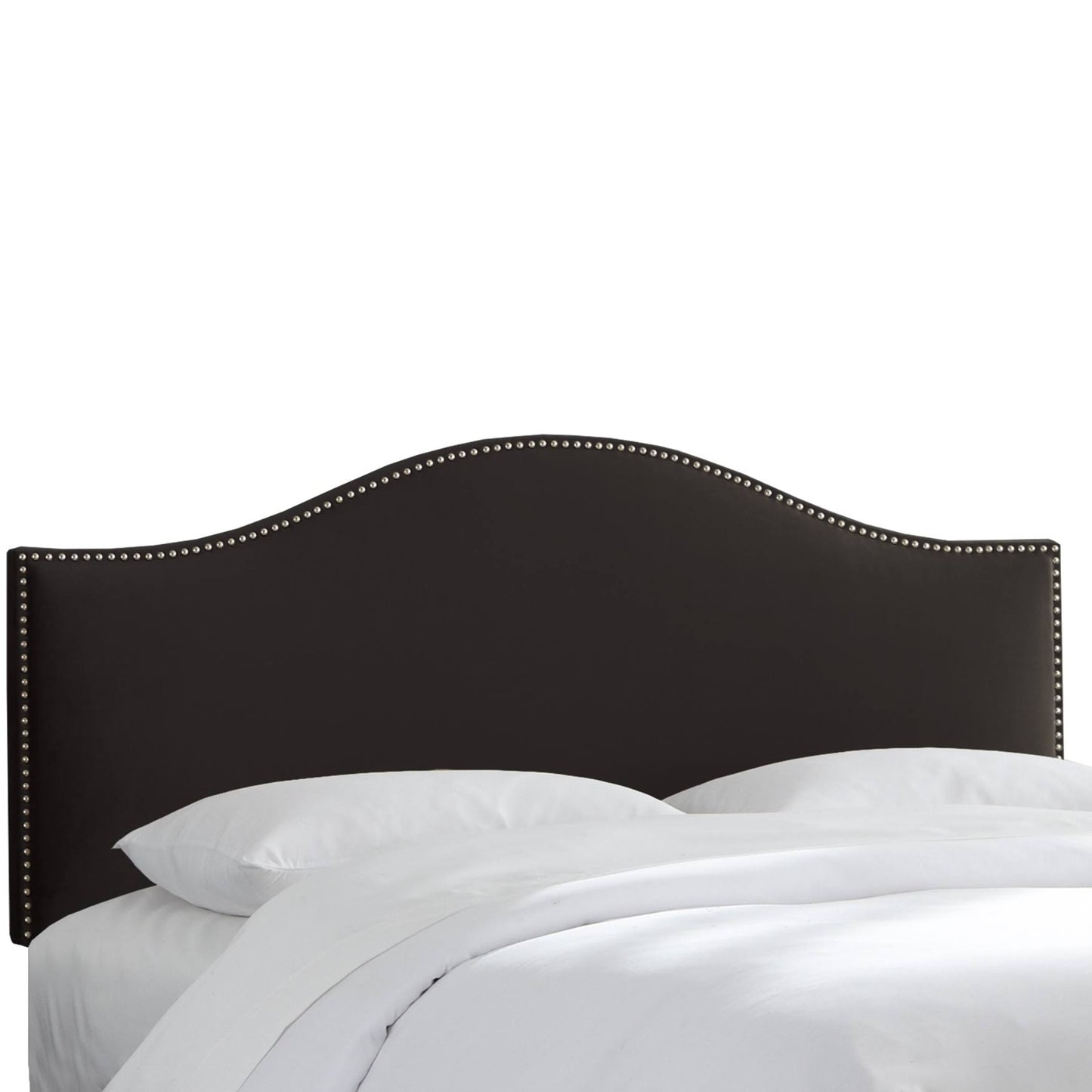 Twill Upholstered Headboard by Skyline Furniture in Twill Black (Size King) TEO5_L0JJB62