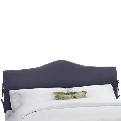 Smith Upholstered Panel Headboard Size: King, Upholstery: Navy AOH4_G2AEZ38