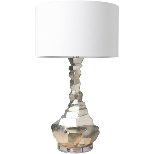 Surya Ayabal Table Lamp in Silver USS4_G3DEQ85