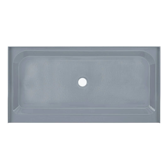 Voltaire 60 x 30 Single-Threshold, Center Drain, Shower Base, Grey JAF8_X2FES93