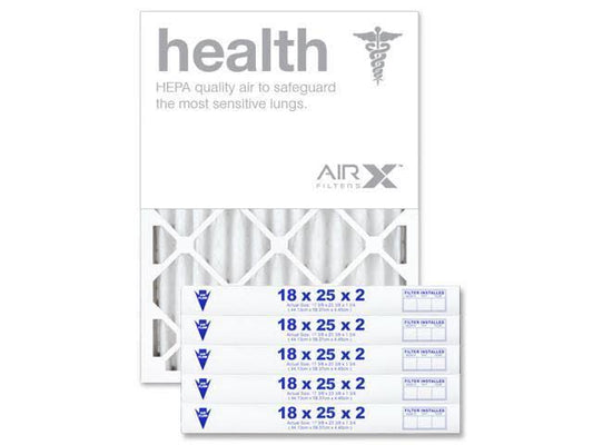 AIRx Filters Health 18x25x2 Air Filter Replacement Pleated MERV 13, 6-pk WJP4_Y2RFZ36