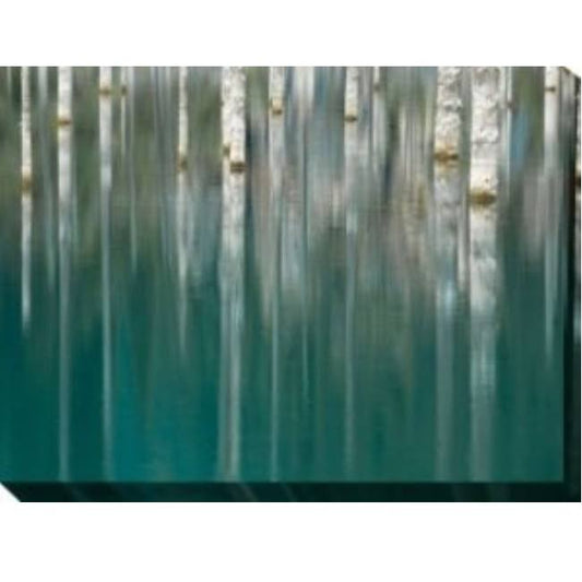 Silver Lake Outdoor Canvas Rectangular Wall Art Decor 30x22 x 40x22 XHD7_O1RZV44