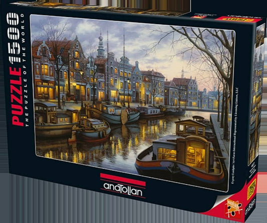 Anatolian Puzzle 1500 Piece - Canal Life CKK2_Y3OKI22