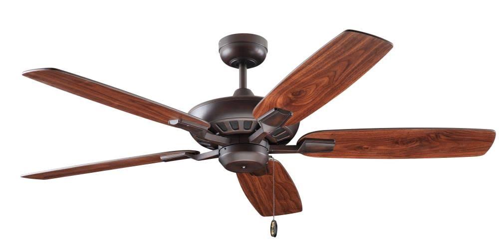 TroposAir Saturn 52-in Oil Rubbed Bronze Indoor Ceiling Fan (5-Blade) | 88901 AGT3_O6BDK70