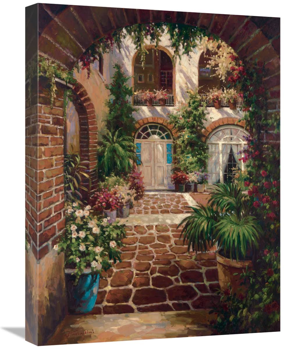 20 x 24 in. Courtyard Vista Art Print - Twindini MI1265246 ENF6_A6ELH58