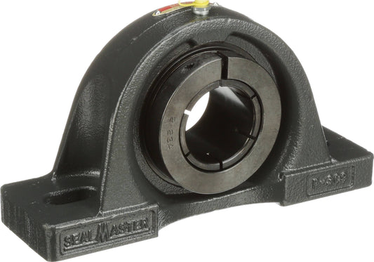 Sealmaster NP-38T Pillow Block Ball Bearing, NON-EXPANSION Type, Normal-Duty, Regreasable, Skwezloc Collar, Felt Seals, Cast Iro KBZ6_H9JPM95