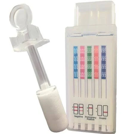 (50 Pack) 10 Panel Saliva Drug Test - Flat Cup - AMP/BUP/BZO/COC/mAMP/MTD/OPI/OXY/PCP/THC UML0_J4ZYA56