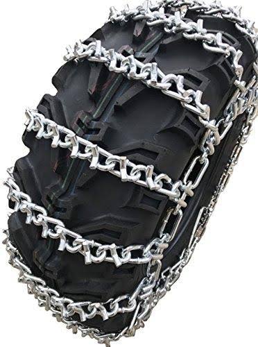 TireChain.com 24 x 11 x 12, 24 11 12 ATV UTV 2 Link V Bar Tire Chains Set of 2x22 XZP4_O7IHL78