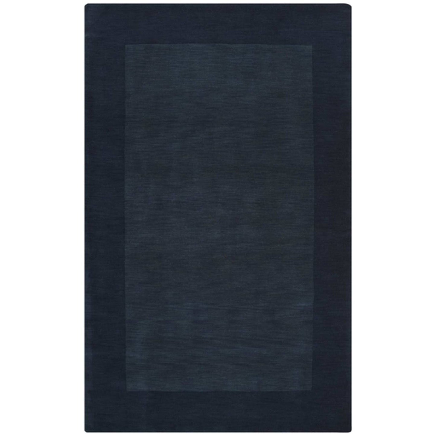 5& x 8& Magical Moments Bittersweet and Appalachian Navy Blue Wool Area Throw Rug UAR2_D9VMP07