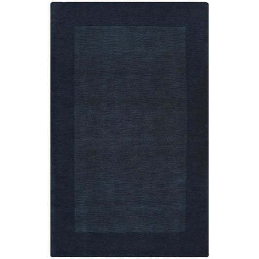 5& x 8& Magical Moments Bittersweet and Appalachian Navy Blue Wool Area Throw Rug UAR2_D9VMP07