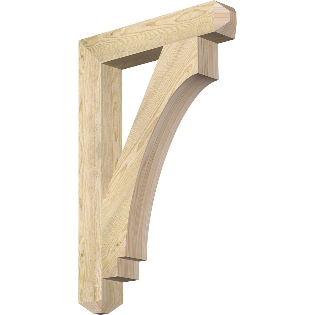 4x22W x 24x22D x 36x22H Imperial Craftsman Rough Sawn BRACKET, Douglas Fir DPU4_C4NJK51