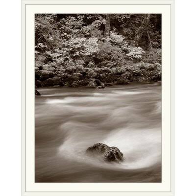 &Nooksack River North Cascades Crop& Alan Majchrowicz Graphic Art Print Ebern Designs Format: White Frame, Size: 32x22 H x 26x22 PDR8_H1VEX15