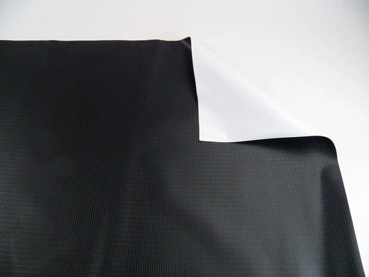 Vinyl Tarp 9 oz. Heavy Duty Black / White Waterproof (24& x 50&) VHV1_P9EUW96