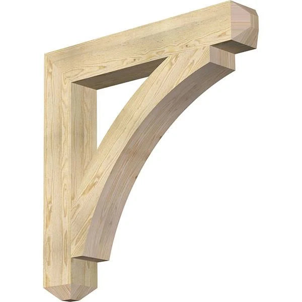 6x22W x 40x22D x 40x22H Thorton Craftsman Rough Sawn BRACKET, Douglas Fir GRV7_I7YFV31