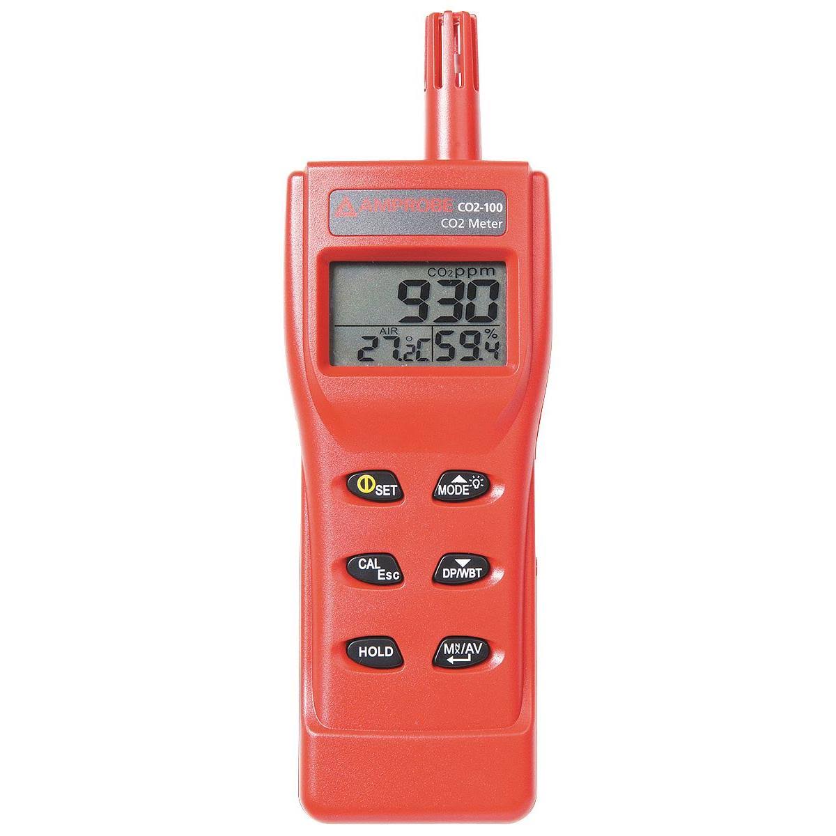 Amprobe Hand-Held Carbon Dioxide Meter, 9999 ppm - CO2-100 RHN6_T3XJI75