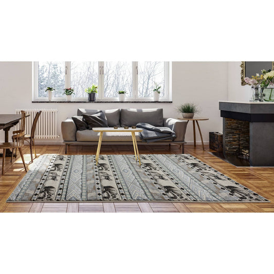 Wild Life Collection Cream/Beige Area Rug - 711 x 711 JGE5_X9ULZ09