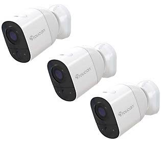 Toucan Wireless Indoor/Outdoor Security Camera - Set of 3 XAB8_U3RNY58