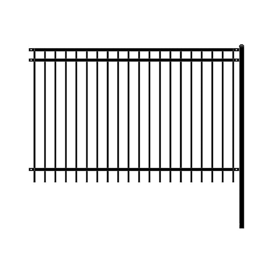 Aleko 8 ft. W Nice Unassembled Steel Fence Panel RMY1_S0TKV66