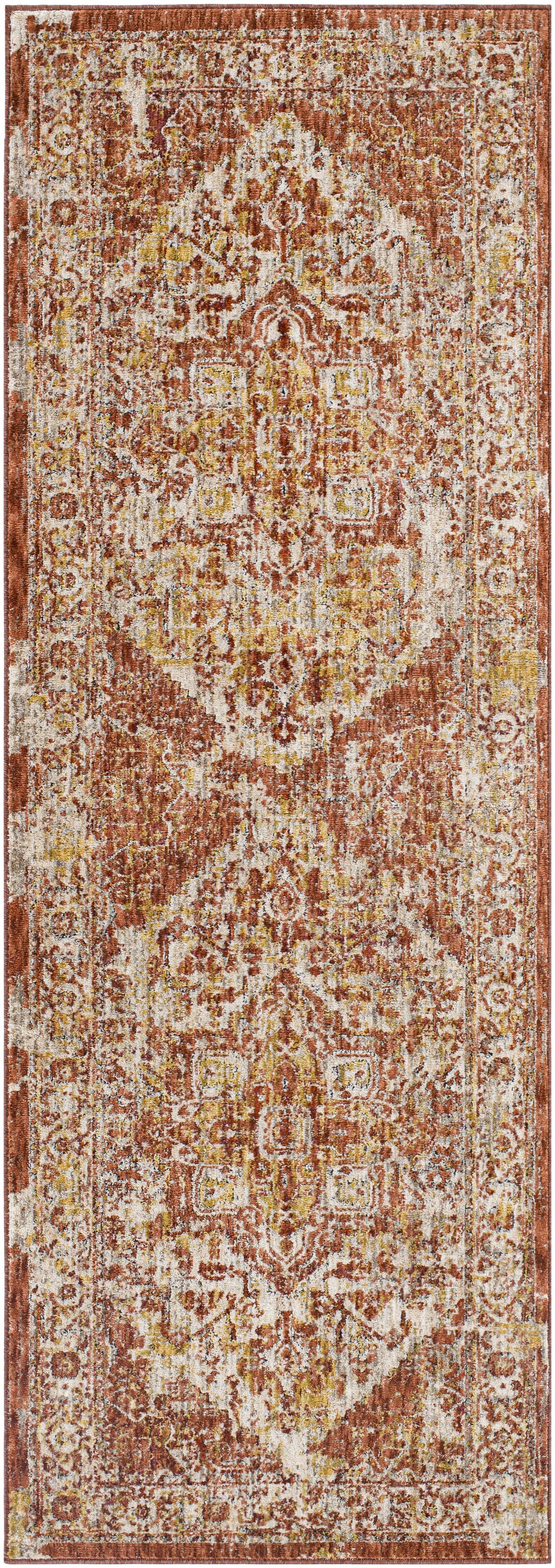 Traditional BHS-0077471 Turkish Peach Asian Kitchen Rug | 2&7x22 x 10& BRW2_C8BJG54