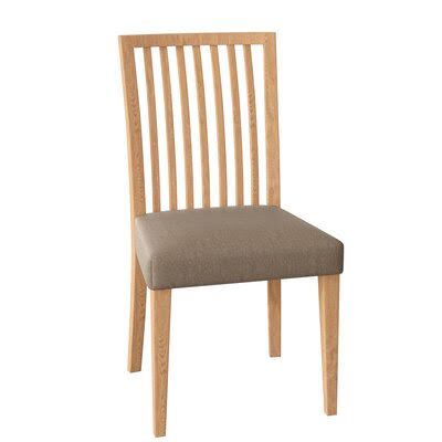 Tylor Slat Back Side Chair Corrigan Studio Upholstery Color: Mojito, Frame Color: Natural PBW3_D0XIK16