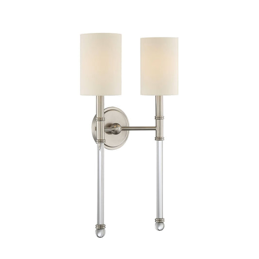 Strick  Bolton Bley 2-Light Satin Nickel Sconce 22833339 RCK6_N8LZN74