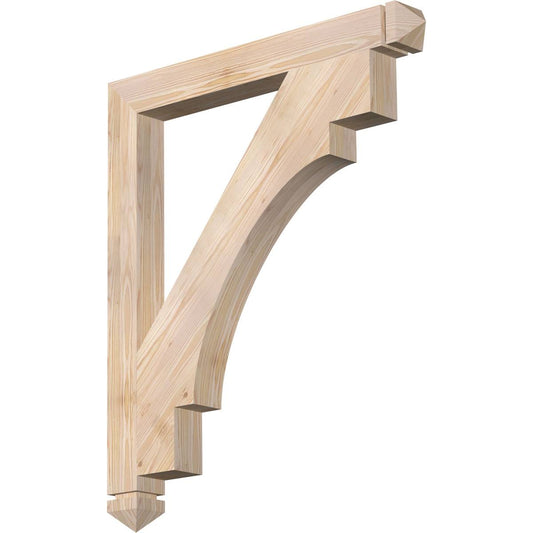 3 1/2x22W x 34x22D x 40x22H Merced Arts  Crafts Smooth BRACKET, Douglas Fir MYB3_Q4EFE77