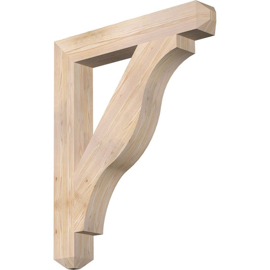 5 1/2x22W x 38x22D x 46x22H Funston Craftsman Smooth BRACKET, Douglas Fir SWJ1_R9PZU58