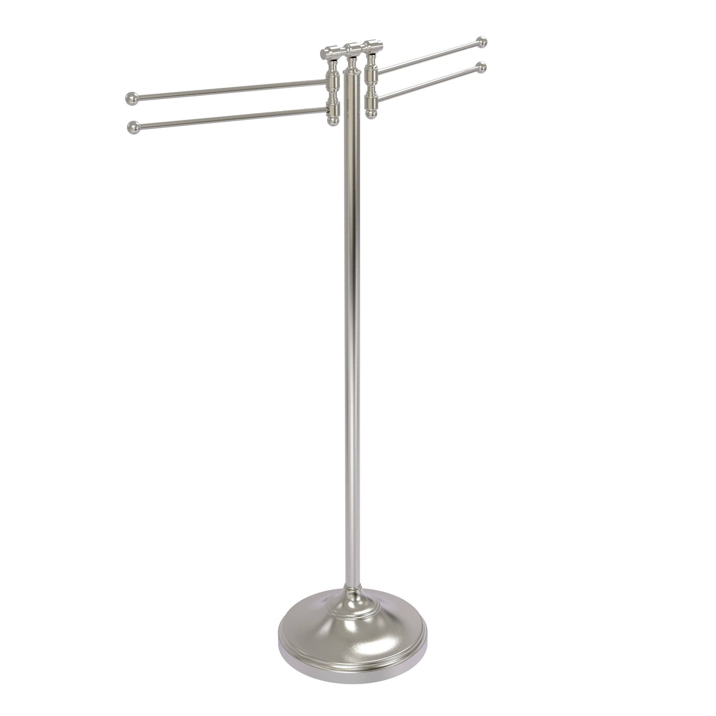 Allied Brass Towel Stand 4 Pivoting Swing Arms Satin Brass rwm-8 FCS4_W9WSS70