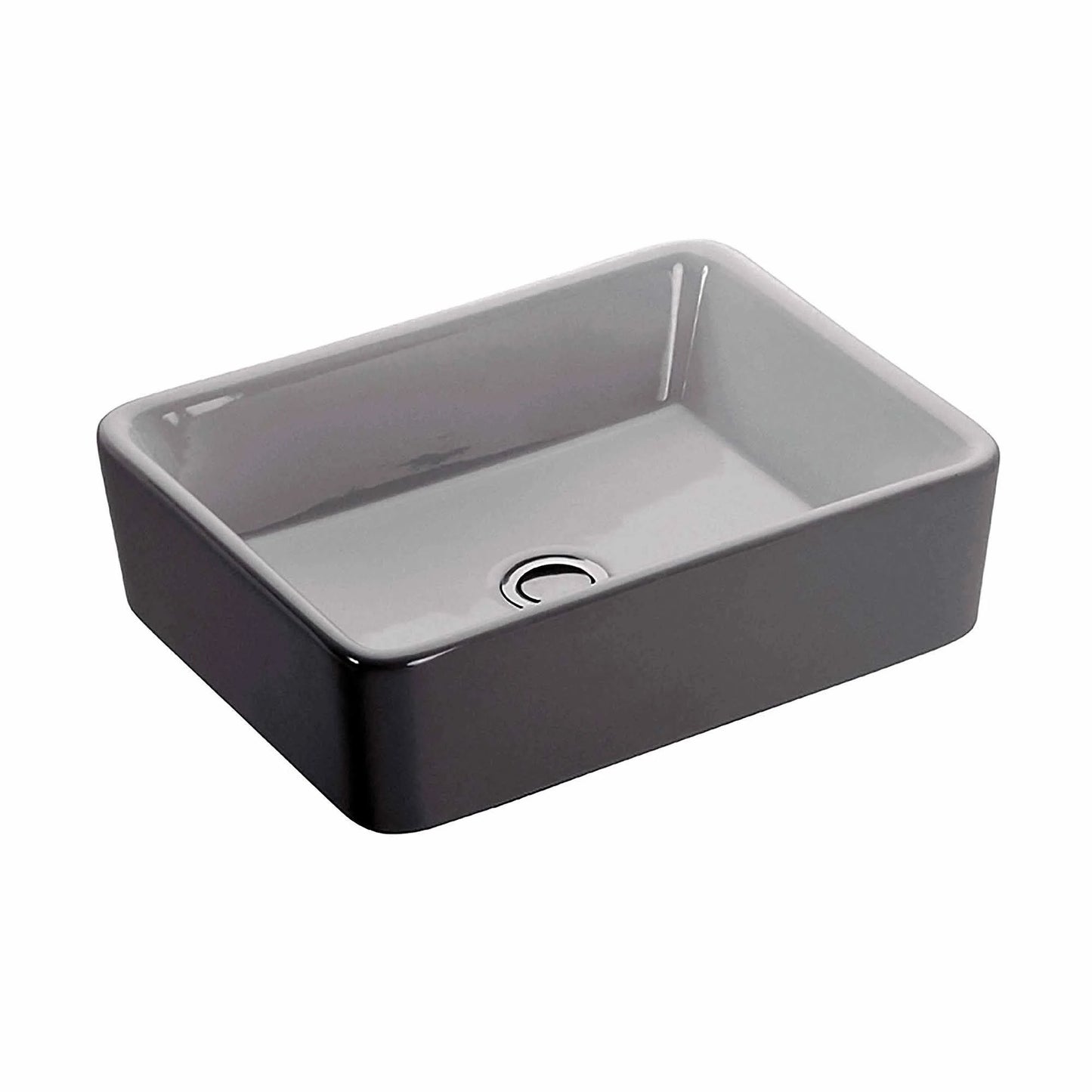 WS Bath Collections Touch 53716 Touch 18-9/10x22 Vessel Bathroom Sink - White PJT0_Q5III35