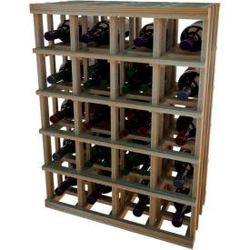 Wine cellar Innovations Individual Bottle Wine Rack - Magnum Bottle, 3 ft High - Mahogany, Redwood CLJ3_M2ROL16