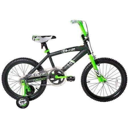 18 Next Surge Boys BMX Bike Black Green WPN5_F0SDN70