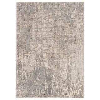 Silver Orchid Lane Abstract Area Rug (7&10x22 x 10&6x22 - Gray/Taupe), Gray/Brown MMR3_A9XIZ96