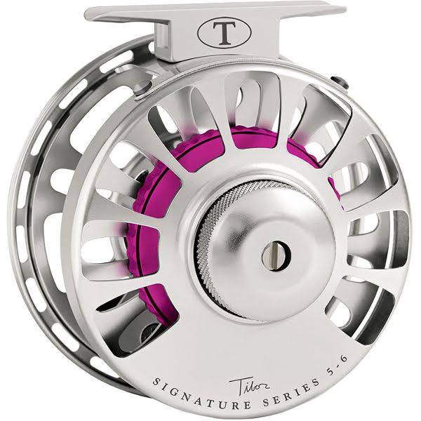 Tibor Frost Silver Signature Series Fly Reel - Pink SKH1_L2HXT95