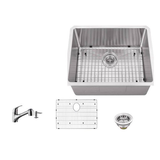 Superior Sinks Brushed Satin Single-Basin Stainless Steel Undermount Residential Bar Sink WGJ9_G8HVH97