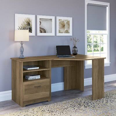 Ally Reversible Corner Desk Andover Mills Color: in Reclaimed Pine BMW6_C8XCC67