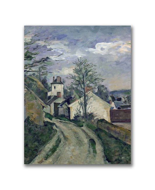 Trademark Fine Art Paul Cezanne &The House of Doctor Gachet& Canvas Art 35x47 Inches DBZ3_V9JPB48