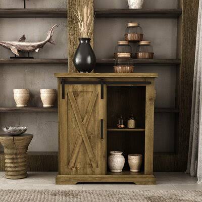 Areya 1 - Door Dining Hutch Gracie Oaks Color: Brown RQK9_J6XUS13