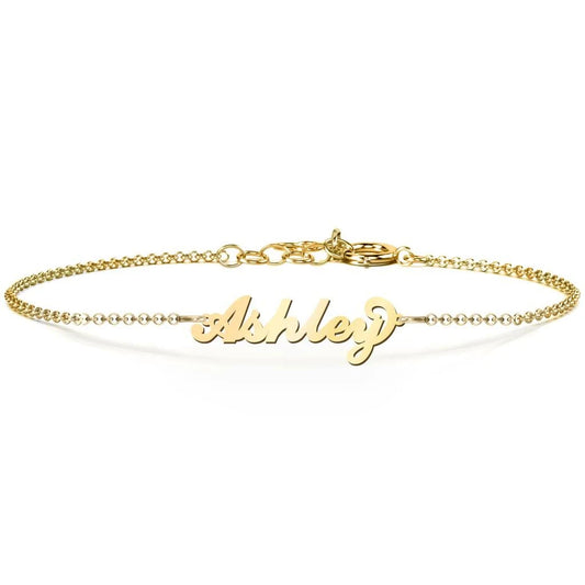 10K Yellow Gold The Flourish Name Bracelet BGF7_Y1TZL71