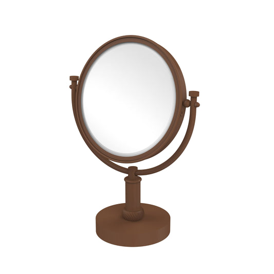 Allied Brass 8-in Vanity Top Make-Up Mirror 3X Magnification - Antique Bronze GVA4_N4GFU03