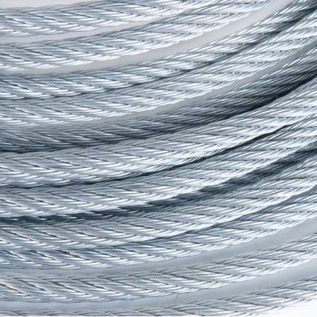 5/16 inch Galvanized Aircraft Cable Steel Wire Rope 7x19 (350 Feet), Silver EIC8_G5LGH11