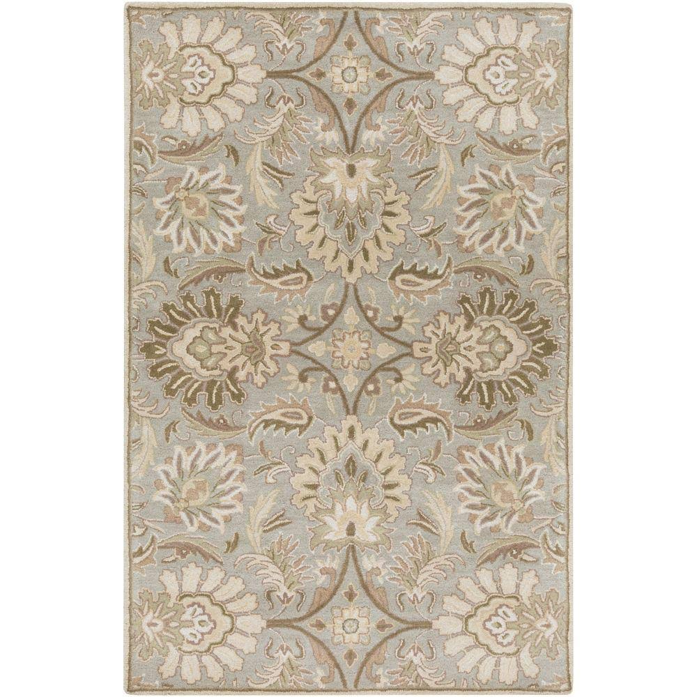 Art of Knot Vitrolles Olive Traditional 6 x 9 Area Rug JEC1_M3RTS95