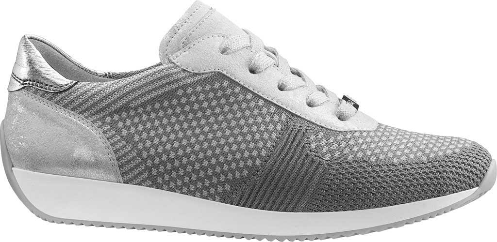 Ara Womens Lilly 34027 Sneaker, Size: 10.5, Grey/White Woven ZRQ0_C2WHU55