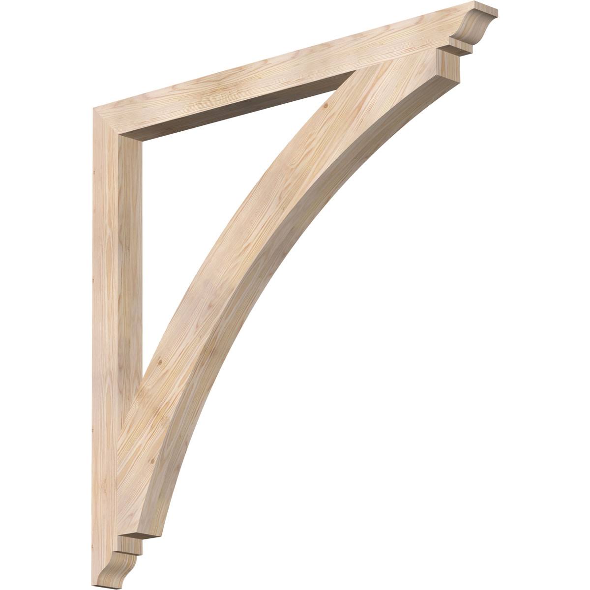 3 1/2x22W x 48x22D x 48x22H Thorton Traditional Smooth BRACKET, Douglas Fir LHH6_W4EUJ62