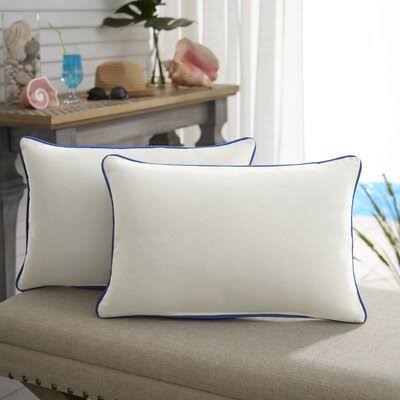 Tangier Outdoor Rectangular Pillow Cover  Insert Longshore Tides PHD6_V7NUC40