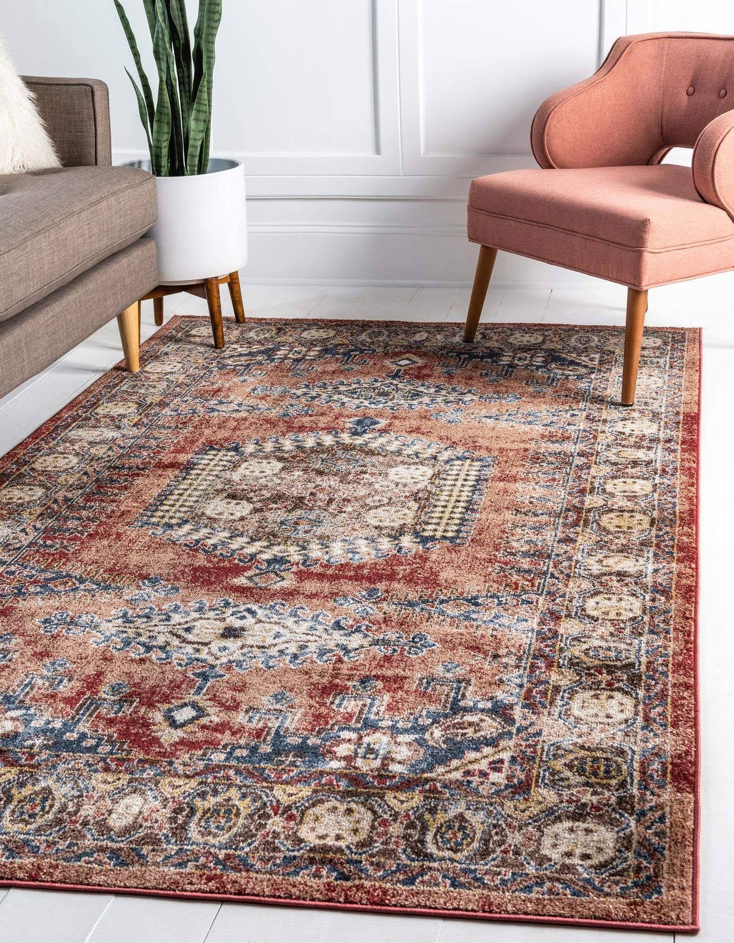 Traditional Larissa Utopia Rug 8x10 / Peach GYG0_B0PUO02